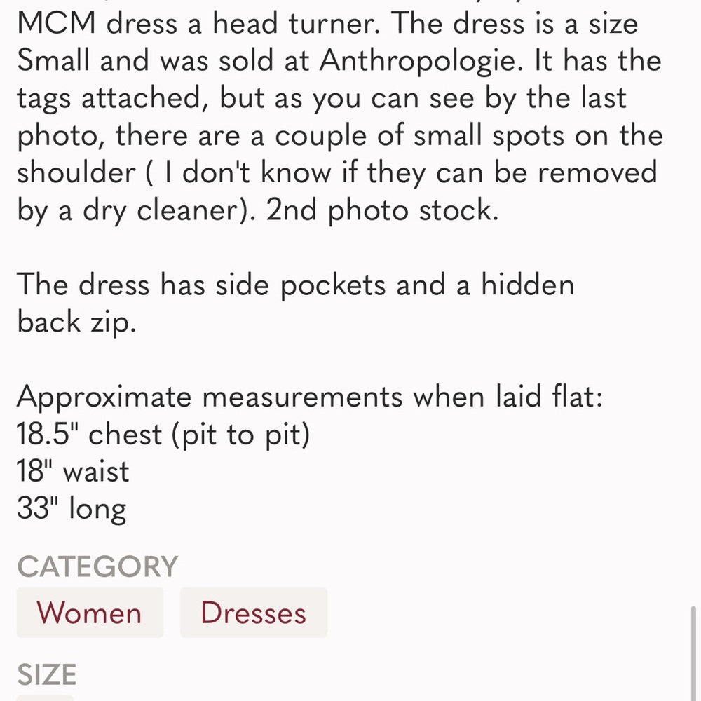 Corey Lynn Calter Mid-Century Modern Shift Dress S - Picture 5 of 5